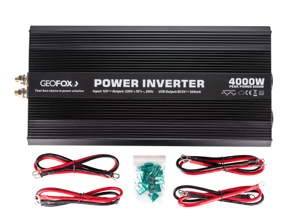 Автомобильный инвертор Geofox M 4000W/12v-2p