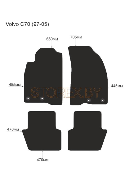 Volvo C70 (97-05) copy