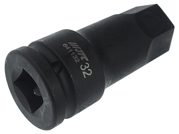 Головка торцевая ударная JTC-641132 (3/4", HEX, H32, L=100 мм)