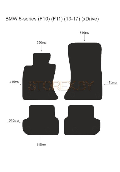 BMW 5-series (F10) (F11) (13-17) (xDrive) copy