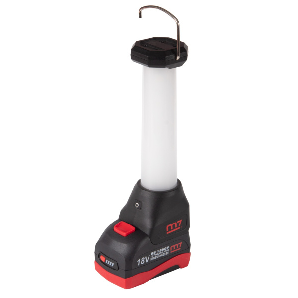 Гайковерт аккумуляторный ударный MIGHTY SEVEN DW-402AL (1/2", 1700 НМ, 18 В, кейс, в комплекте фонарь)