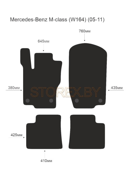 Mercedes-Benz M-class (W164) (05-11) copy