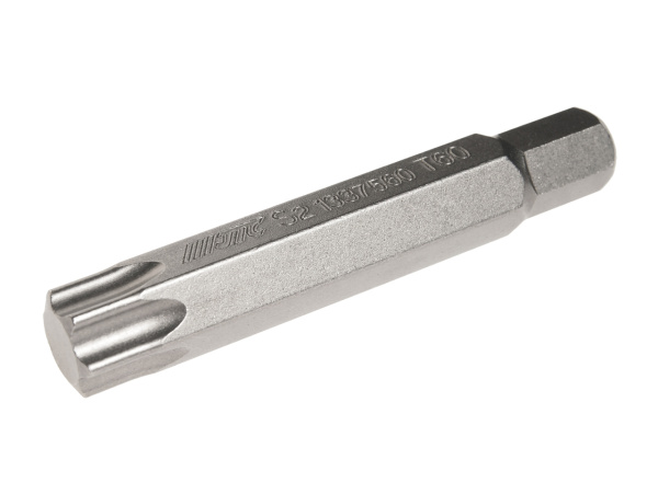 Бита TORX удлиненная JTC-1337560 (Т60х75 мм, 10 мм, S2)
