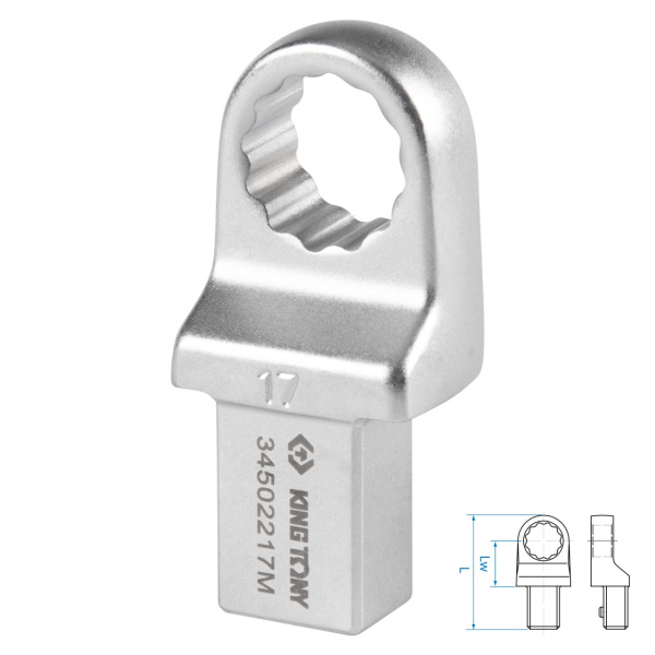 Насадка накидная серии FIT KING TONY 34502217M (17 мм, 14х18 мм)