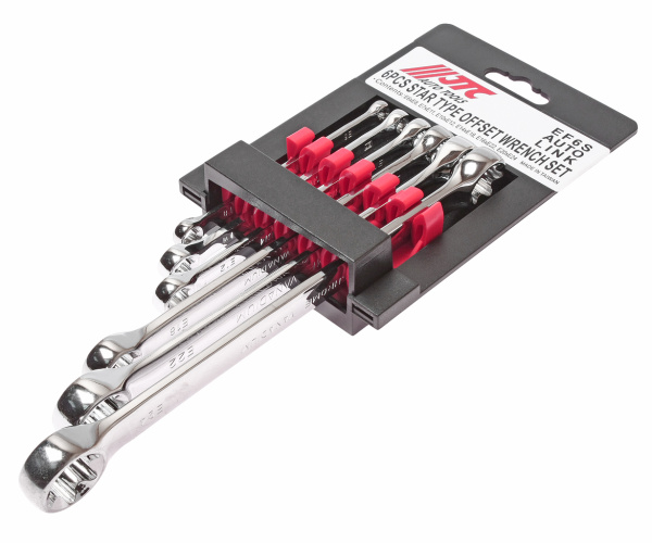 Набор ключей накидных JTC-EF6S (TORX Е6-E24, 6 предметов)