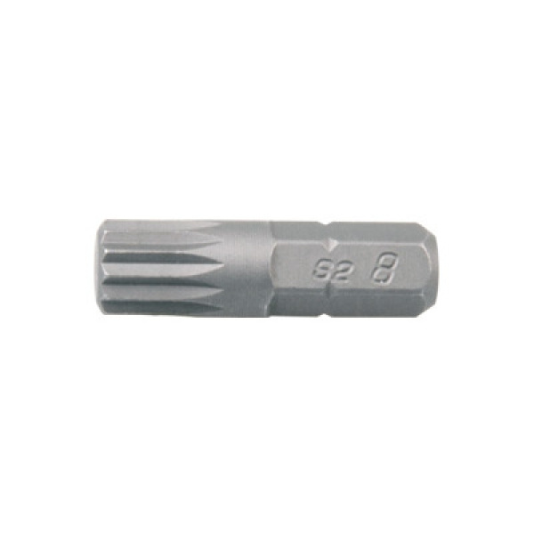 Вставка (бита) торцевая 1/4", SPLINE, М8, L = 25 мм KING TONY 102508M