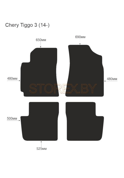 Chery Tiggo 3 (14-) copy