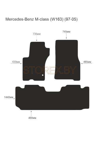 Mercedes-Benz M-class (W163) (97-05) copy