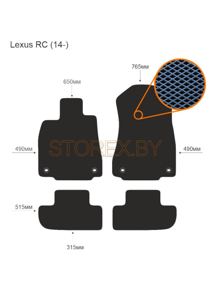 Lexus RC (14-) copy
