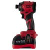 Аккумуляторный шуруповерт MIGHTY SEVEN DS-202AP, ударный, 18 В, 4 предмета, кейс, в комплекте набор бит