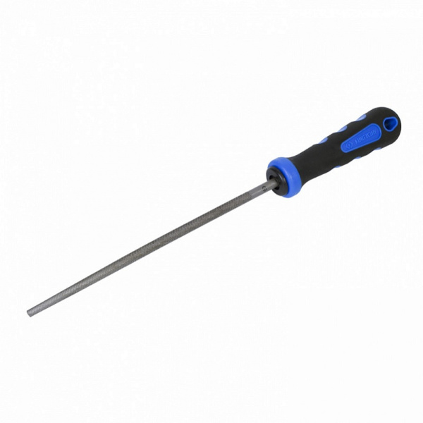 Напильник KING TONY 75302-10G, 250 мм, с рукояткой, круглого сечения