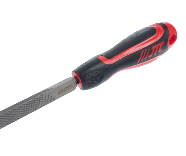 Напильник трехгранный JTC-K8053T (200 мм, №3, 60 HRC)