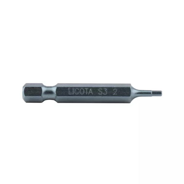 Бита усиленная 1/4" шестигранная H2 50 мм Licota S3HE105020