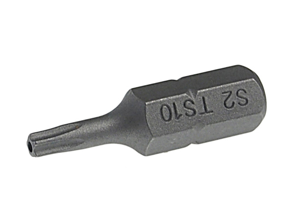 Бита TORX 5-ти гранная с отверстием JTC-1192510 (TS10Hх25 мм, 1/4")