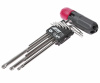 Набор ключей TORX T10Н-Т50H Г-образных с отверстием JTC-3924 (9 предметов)