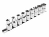 Набор головок торцевых JTC-H409E (1/2", TORX, Е10-Е24, 9 предметов)