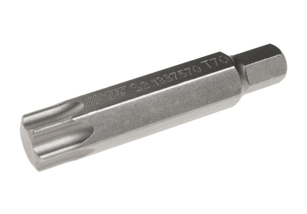 Бита TORX удлиненная JTC-1337570 (Т70х75 мм, 10 мм, S2)