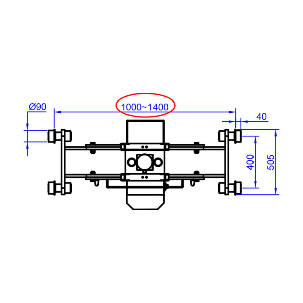 Подъемник канавный (ямный домкрат)  г/п 16 т Хорекс Авто HL16DC(W)